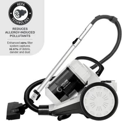 Inalsa Zeus Bagless Dry Vacuum Cleaner (White, Grey) Inalsa Zeus Bagless Dry Vacuum Cleaner (White, Grey)